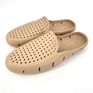 NWOT‎ Floafer Sunset Ladies Rubber Slides Warm Sand/Coconut Sunset 1.0 Size 9
